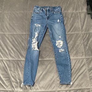 American eagle ripped jeans